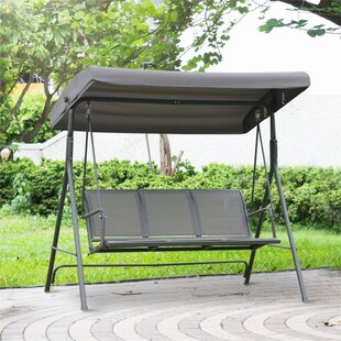 Patio swing with on sale canopy clearance